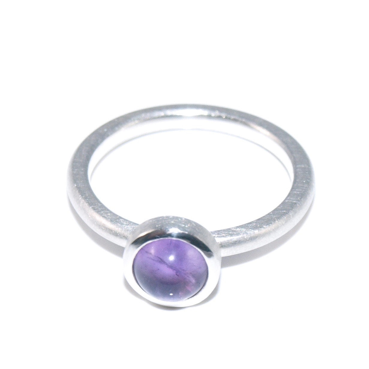 Süsser Amethyst-Ring aus Silber