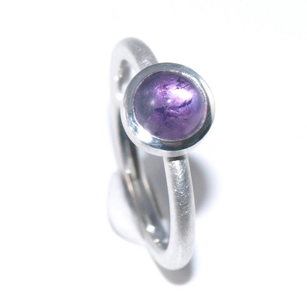 Süsser Amethyst-Ring aus Silber