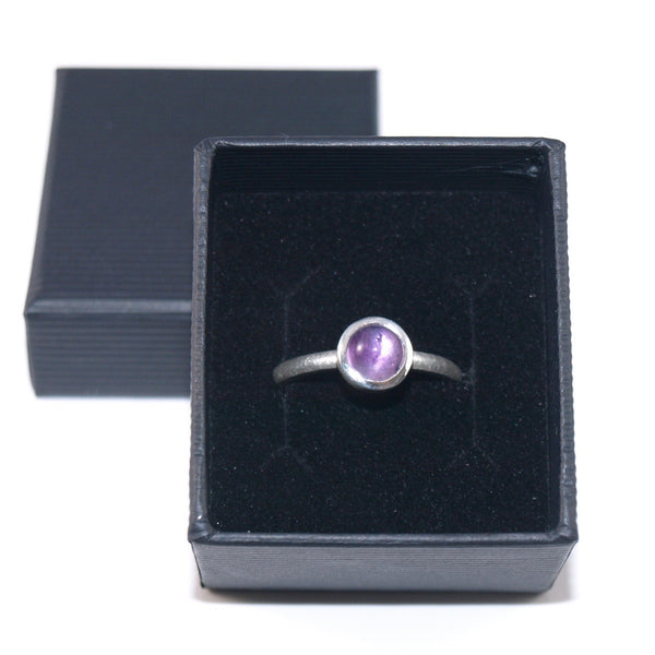 Süsser Amethyst-Ring aus Silber