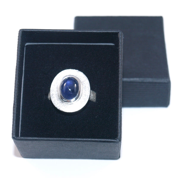 Wunderschöner blauer Iolith Ring