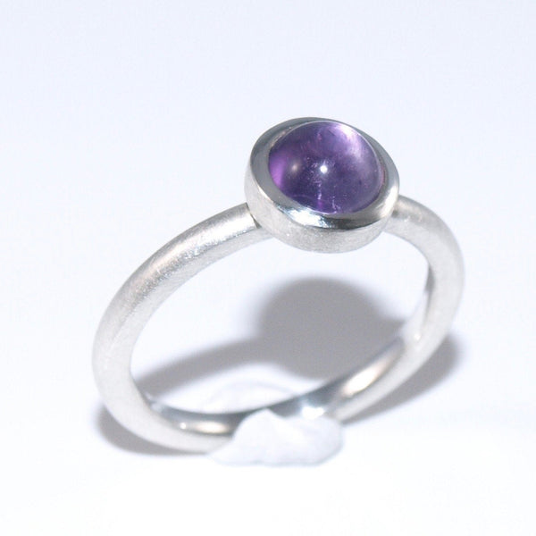 Süsser Amethyst-Ring aus Silber